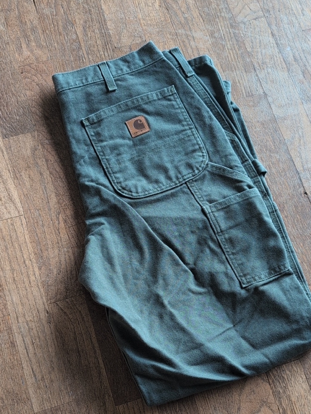 Carhartt Men’s Dark Green Cargo Work Pants